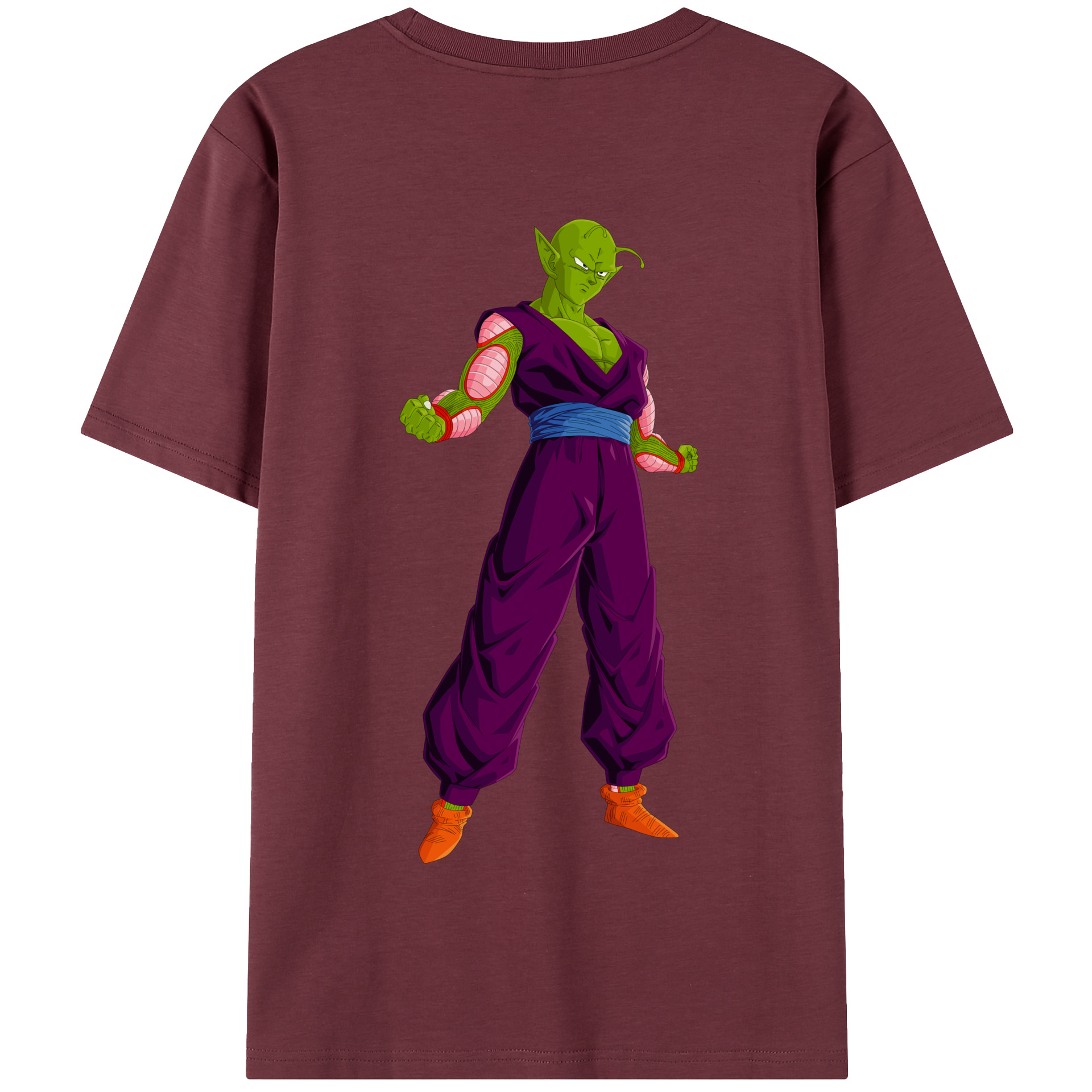 （画像用） ドラゴンボール ピッコロ DRAGON BALL Piccolo 綿100％半袖Tシャツ（背面プリント）